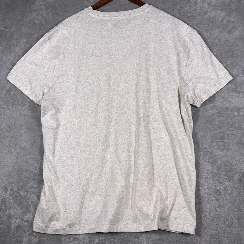 Polo Ralph Lauren T Shirt Mens XL Heather Gray Pony Logo Casual Short Classic